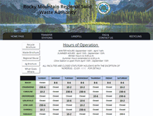 Tablet Screenshot of myrockywaste.com